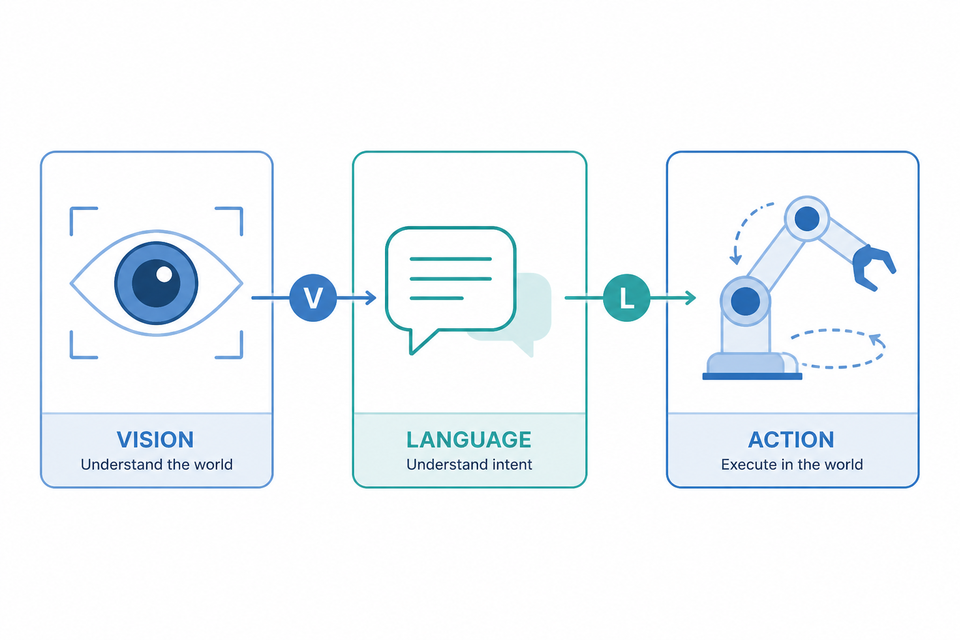Vision、Language、ActionをつなぐVLAの流れ